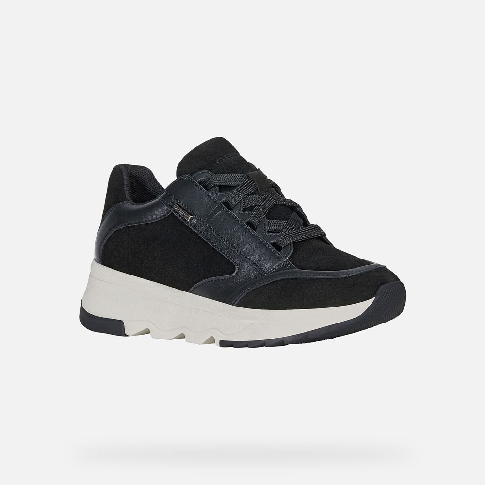 Geox Bayan Spor Ayakkabı Siyah - Falena Abx - MBY-986302